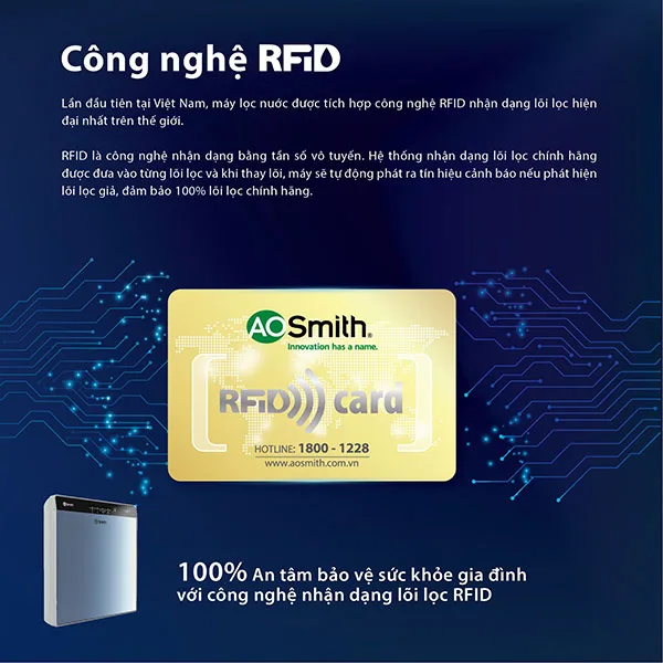 Công nghệ nhận dạng lõi lọc chính hãng RFID